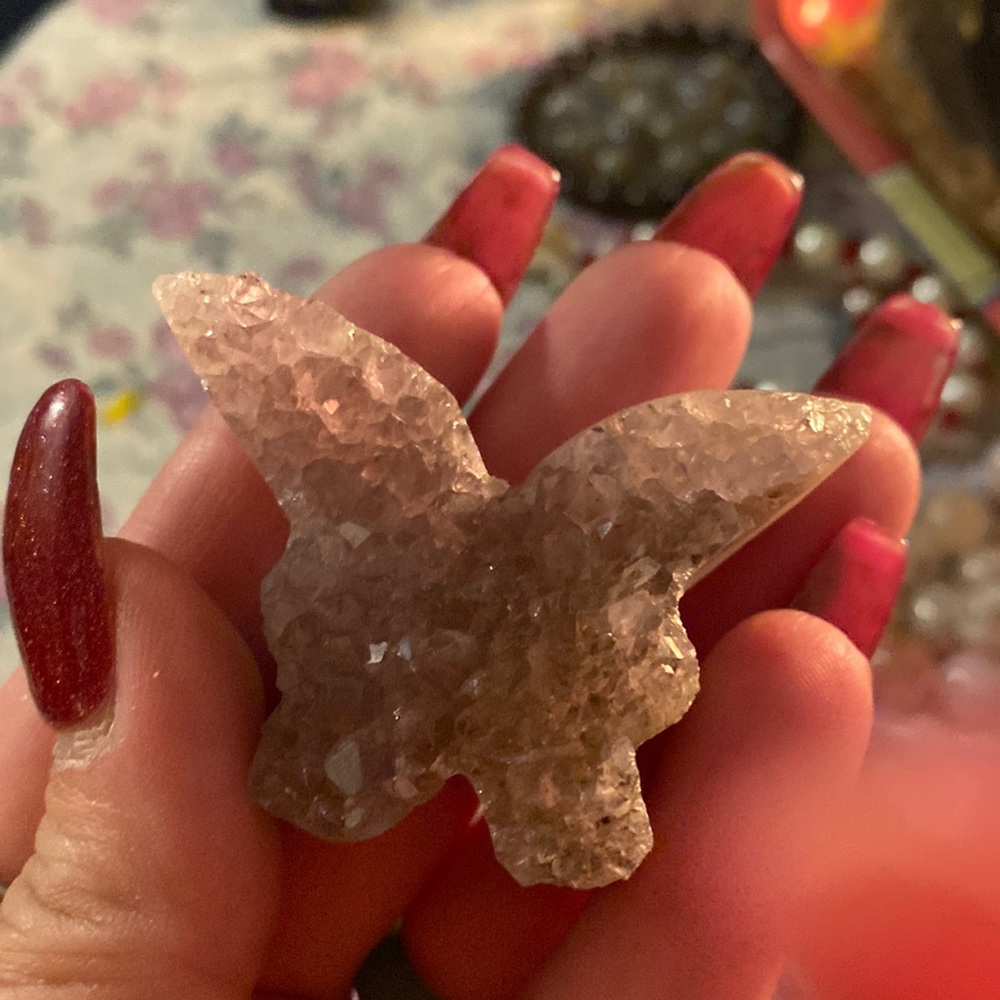 Amethyst Small Butterfly Crystal